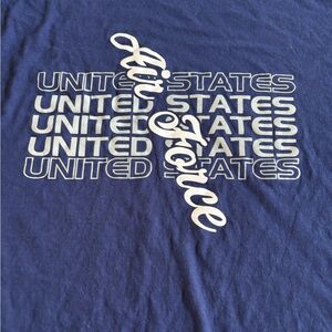 Air Force Graphic Blue Men's T-Shirt Size XL